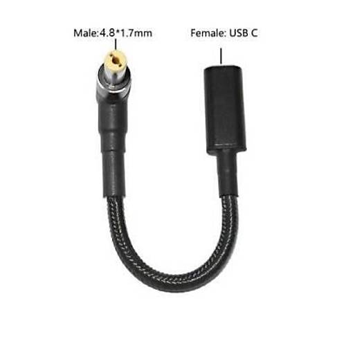 Dii Type C - Erkek 4.8x1.7mm Jack Dntrc Kablo Tip-C to 4817