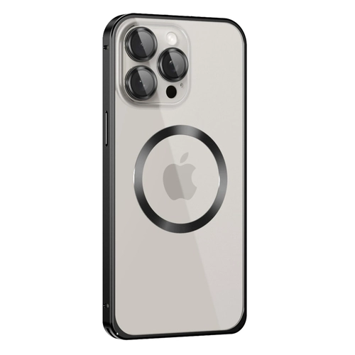 Joko iPhone 15 Pro Max Klf Metal Bumper Magneticsafe Kapak - Siyah