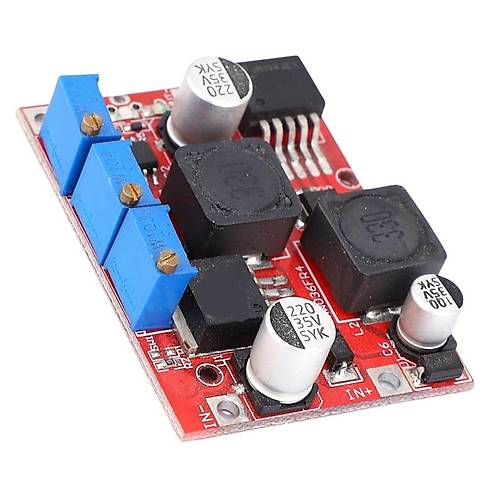 DC-DC Ayarl Voltaj Ykseltici-Drc Kart (LM2577 + LM2596)