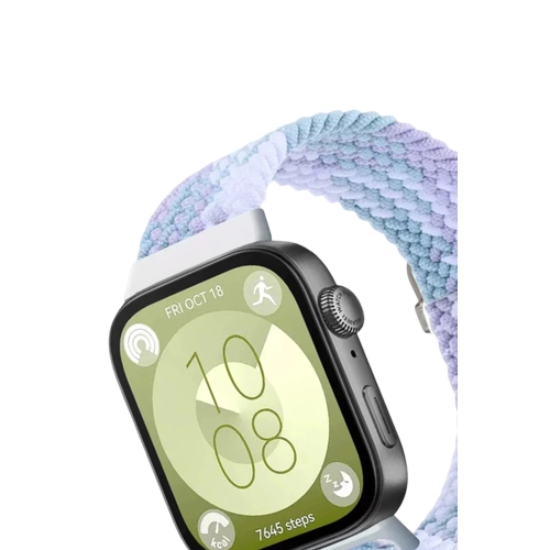 Newface Huawei Fit 4 Star Kordon - Lila-Beyaz