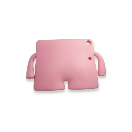 Newface iPad Pro 11 (2021) Klf Karakter Tablet Silikon - Ak Pembe
