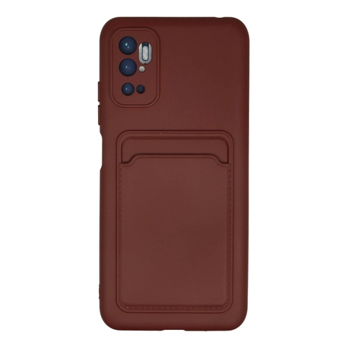 Newface Xiaomi Redmi Note 11 SE Klf Kelvin Kartvizitli Silikon - Bordo
