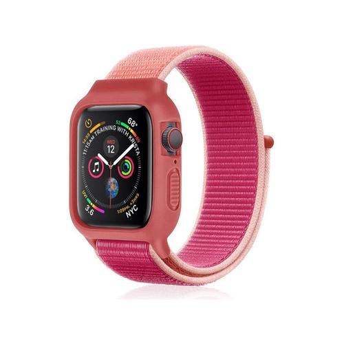 Newface Apple Watch 38mm Hasrl Crtcrtl Kasal Kordon - Pudra