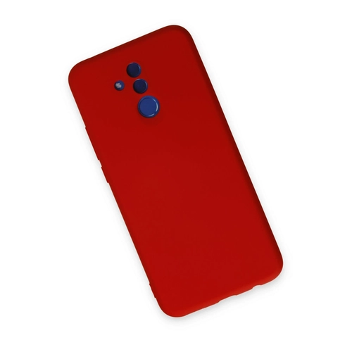 Newface Huawei Mate 20 Lite Klf Nano ii Kadife Silikon - Krmz