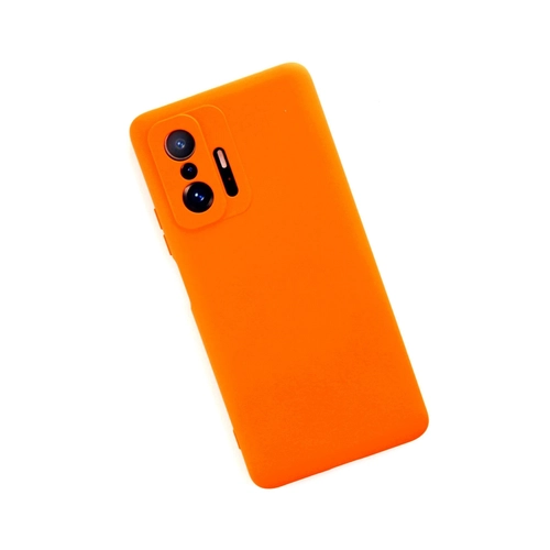 Newface Xiaomi Mi 11T Pro Klf Nano ii Kadife Silikon - Turuncu
