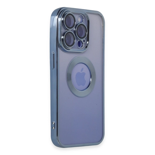 Newface iPhone 15 Pro Kılıf Slot Silikon - Sierra Blue