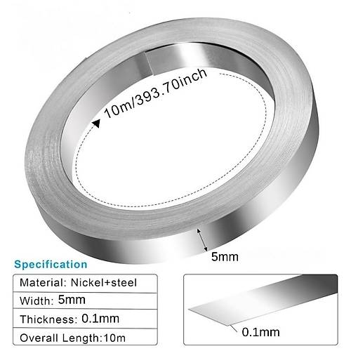 Nikel Kapl Punta Teli 0.10x5mm 10 Metre