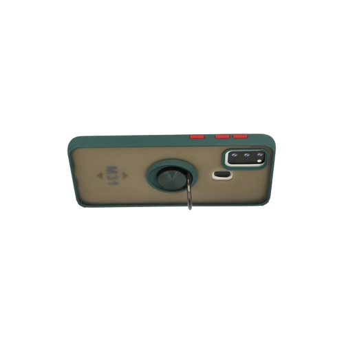 Newface Samsung Galaxy M31 Klf Montreal Yzkl Silikon Kapak - Yeil
