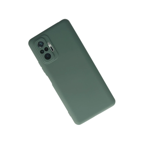 Newface Xiaomi Redmi Note 10 Pro Klf Nano ii Kadife Silikon - Koyu Yeil