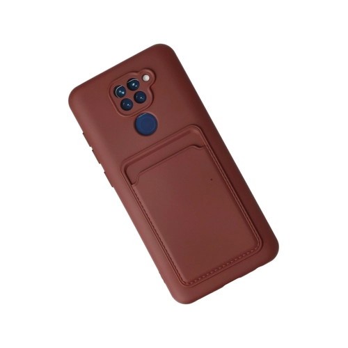 Newface Xiaomi Redmi Note 9 Klf Kelvin Kartvizitli Silikon - Bordo
