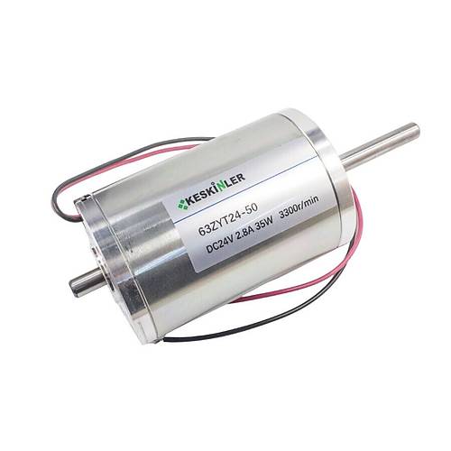63ZYT24-50 24V 2.8A 35W 3300Rpm Dc Motor