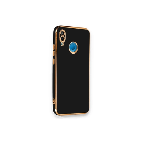 Newface Huawei P20 Lite Klf Volet Silikon - Siyah