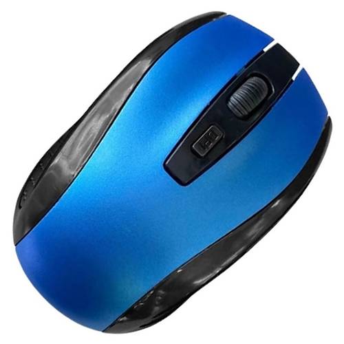 2.4GHz USB Alcl Wireless Mouse Kablosuz Bilgisayar Faresi Mavi DM-10
