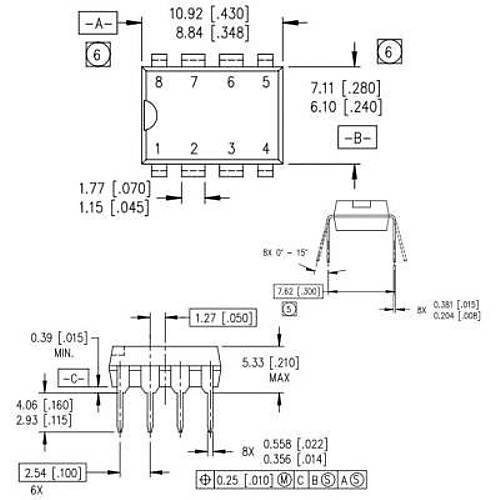 IR2125 DIP-8 Mosfet Src Entegresi