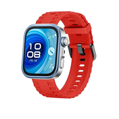 Newface Huawei Watch Fit 3 Klasik Kordon - Krmz