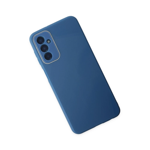 Newface Samsung Galaxy M23 Klf Glass Kapak - Mavi