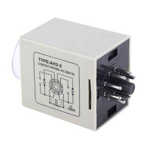 AH3-2 AC 220V Gecikmeli DPDT Dijital Zaman Rlesi - 24H