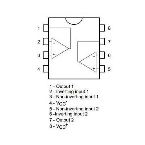 TL072 SMD SOIC-8 Entegre