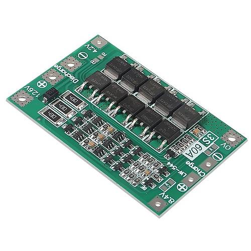 3S 60A BMS 12.6V 18650 Lityum Pil arj Koruma Devresi