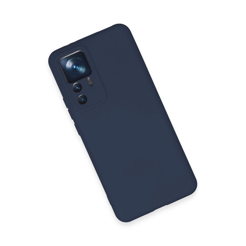 Newface Xiaomi Mi 12T Pro Klf Nano ii Kadife Silikon - Lacivert