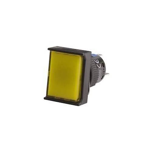 16mm 24V Sar Anahtarl Diktrtgen Buton CD-AJ-11DZ/24V/Y