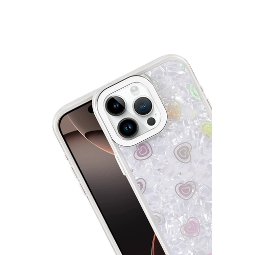 Newface Apple iPhone 11 Lumi Desenli Kapak - Beyaz