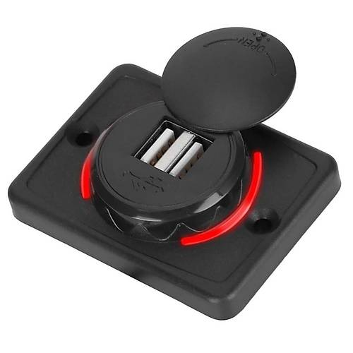 IC-266C-2 Pano Tip kili USB Kulakl - arj Soketi