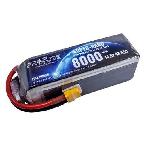14,8V 4S 8000mAh 65C Lipo Batarya