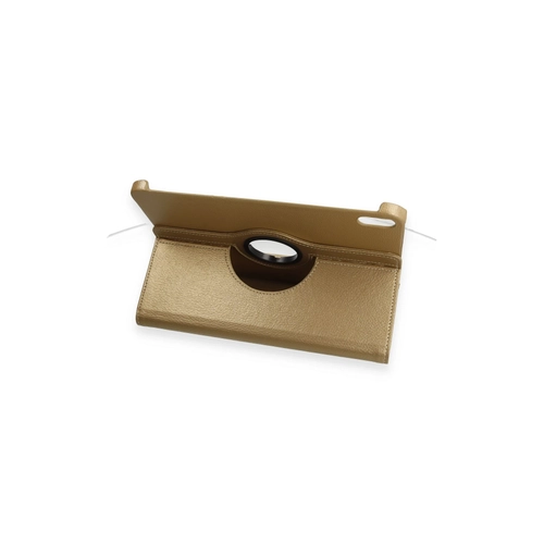 Newface iPad 2022 10.9 (10.nesil) Klf 360 Tablet Deri Klf - Gold
