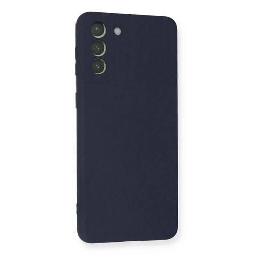 Newface Samsung Galaxy S21 FE Klf Nano ii Kadife Silikon - Lacivert