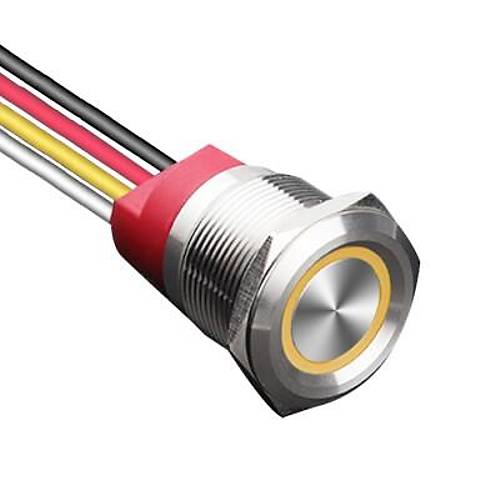 WD22T-P1-E 22mm Dokunmatik Touch Metal Buton - Sar