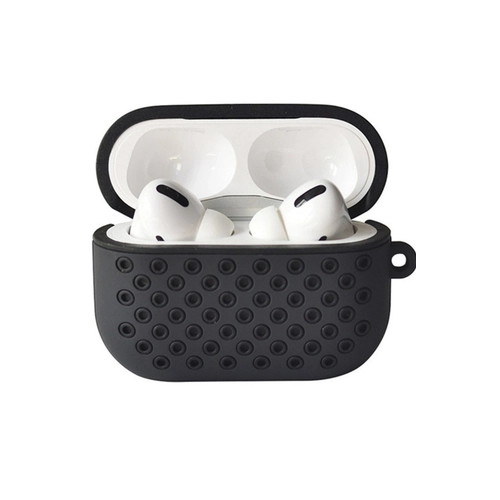 Newface Airpods Pro 2 (2.nesil) Spor Delikli Klf - Siyah-Siyah