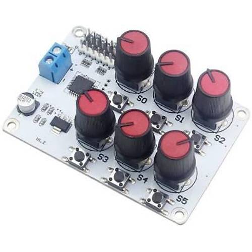 6 Kanal Potansiyometreli Servo Motor Kontrol Kart