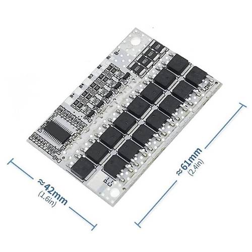 5S 100A BMS 21V 18650 Lityum Pil arj Koruma Devresi Balansl