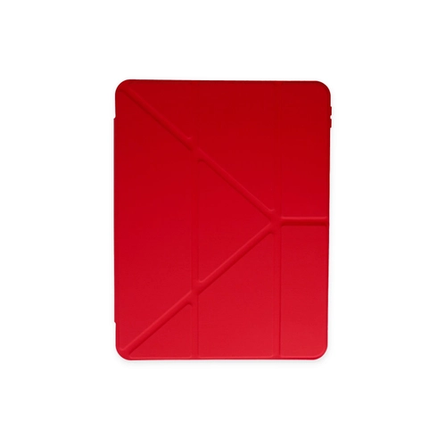 Newface iPad 10.2 (8.nesil) Klf Kalemlikli Mars Tablet Klf - Krmz
