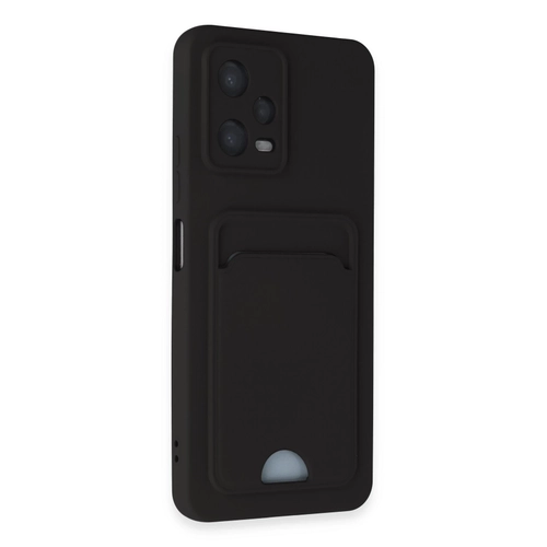 Newface Xiaomi Redmi Note 12 4G Klf Kelvin Kartvizitli Silikon - Siyah