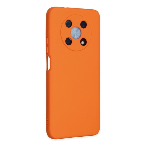 Newface Huawei Nova Y90 Klf Nano ii Kadife Silikon - Turuncu