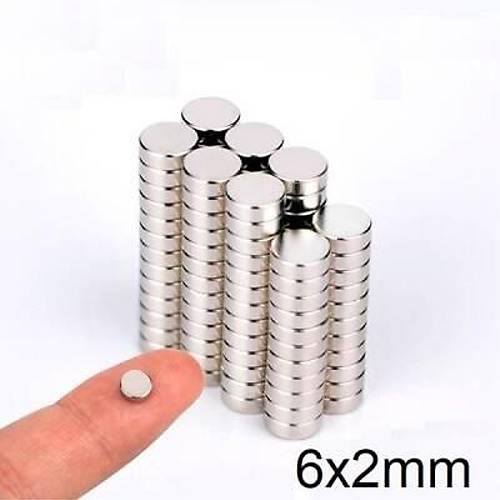 6X2mm Neodyum Gl Mknats - Neodim Magnet