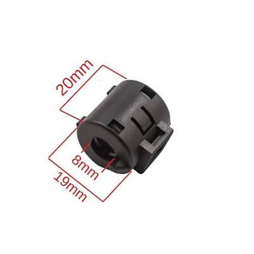 8mm Parazit nleyici Manyetik Halka 19x20mm - Ferit Nve