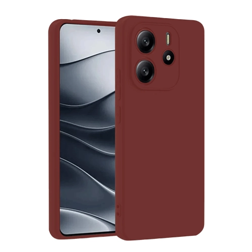 Newface Xiaomi Redmi Note 14 4G Klf First Silikon - Bordo