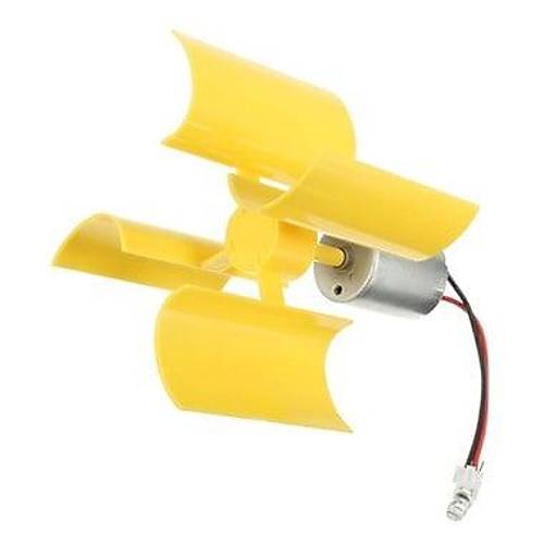 Dikey Eksenli Rzgar Trbini - DIY DC Motor Trbin
