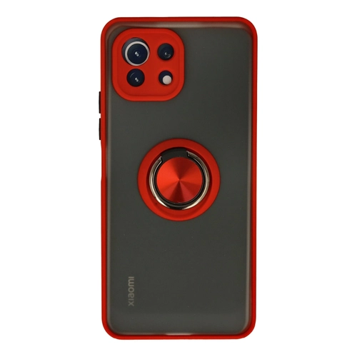 Newface Xiaomi M 11 Lite Klf Montreal Yzkl Silikon Kapak - Krmz