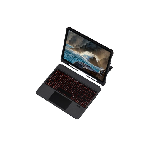 Newface T5206D iPad 10.2 (7.nesil) Klf nter Ledli Klavyeli Tablet Klf - Siyah
