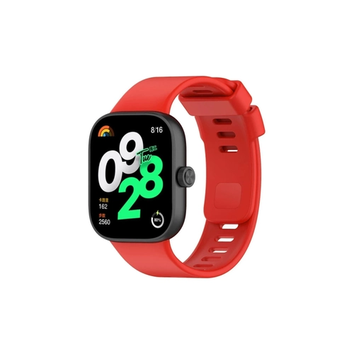 Newface Xiaomi Redmi Watch 4 Klasik Kordon - Krmz