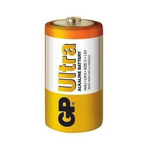 GP Ultra 2'li LR14 C Size Alkalin Pil - GP14AU