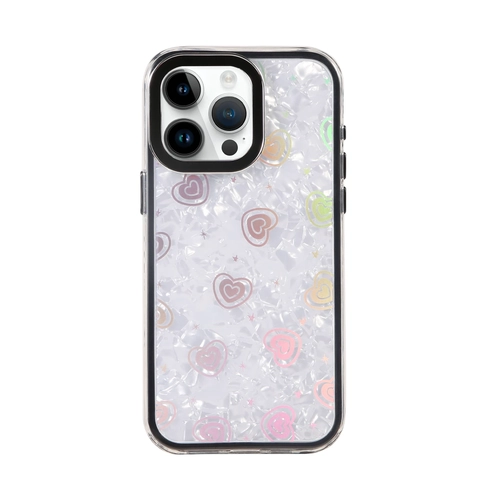 Newface Apple iPhone 15 Pro Max Lumi Desenli Kapak - Siyah