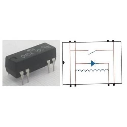 CMDA 100 12 Reed Rle Tek Kontak N/O 12VDC 0.5A