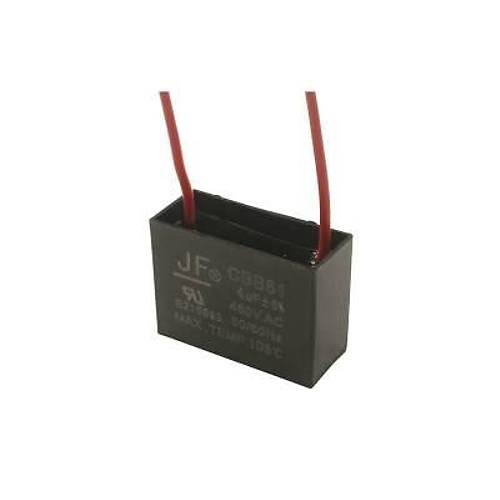 CBB61 4uF 450V Kablolu Kutulu Daimi Kondansatr