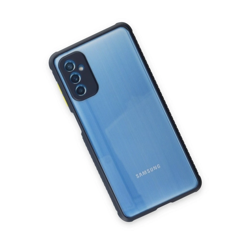 Newface Samsung Galaxy M52 5G Klf Miami effaf Silikon - Lacivert