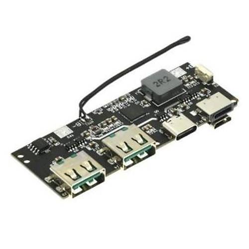 ift USB 5V 22.5W Led'li Micro Type-C Powerbank Modl